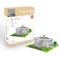 Tinisu The White House Modell LNO Micro-Bricks Bausteine