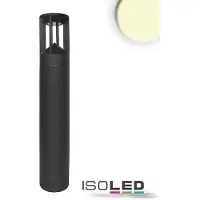 ISOLED LED Wegeleuchte Poller-4, 80cm, 9W, sandschwarz, warmweiß