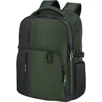 Samsonite Daypack "BIZ2GO", Gr. B/H/T: 33cm x 44cm x 20cm, grün, Polyester, Rucksäcke Daypack, Unisex Rucksack mit Kontrastbesätzen und reflektierende Details