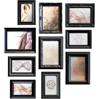 Nielsen Design 10 Piece Ornament Set Resin Photo Bilderrahmen