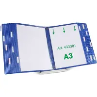 Tarifold Sichttafelsystem 433301 DIN A3 blau mit 30 St. Sichttafeln