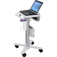 Ergotron - Wagen - leichtes Design - für Notebook / Barcode-Scanner - medizinisch - Stahl