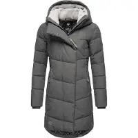Ragwear Wintermantel "Pavla" stylischer Winterparka mit Teddyfutter und Kapuze