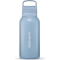 LifeStraw Go 2.0 Stainless Steel Water Filter Bottle, blau