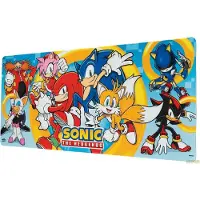 Grupo Erik Raton Sonic The Hedgehog, Mehrfarbig, Abbildung, Gummi, Textil, Anti-Rutsch-Basis, Gaming-Mauspad