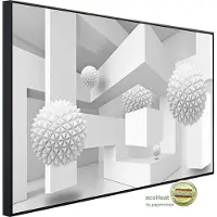 Papermoon Infrarotheizung "Abstrakt 3D Effekt" sehr angenehme Strahlungswärme