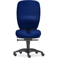 Sitwell Büro-Drehstuhl Mister Office ohne Armlehnen Polyamid-Fußkreuz dunkelblau