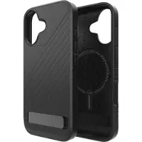 Zagg Apple iPhone 16 Hülle - Kunststoff - - Backcover/Hard Case - Schwarz