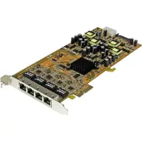 StarTech.com Pci-e Gigabit Ethernet 4-port Power Over Ethernet Erweiterungskarte
