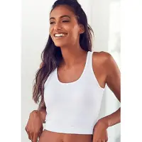 LASCANA Sporttop Crop-Top mit breiten Trägern