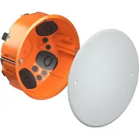 Kaiser Hohlwand-Verbindungsdose O-range ECON, Ø120x65mm, 22 Einführungen, luftdicht, orange, 1 Stk.