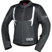 IXS Trigonis-Air Grau Motorrad Textiljacke Größe 2XL