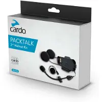 Cardo Packtalk Kit-kopfhörer Und Mikrofon Schwarz Schwarz One Size