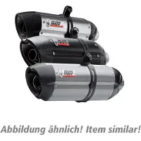 MIVV Suono Auspuffsystem mit EG-BE S/O 4-1 BL - GSX-R600/750 11-17
