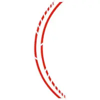 FOLIATEC Felgenzierstreifen Racing 7mm neon rot