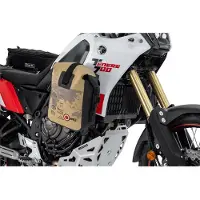 Qbag Sturzbügeltaschenpaar wasserdicht 01, 32 Liter sand/schwarz Unisexschwarz170 - Motorradzubehör - Motorradgepäck