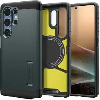 Spigen Samsung Galaxy S25 Ultra Hülle - Kunststoff - - Backcover/Hard Case - Dunkelgrün