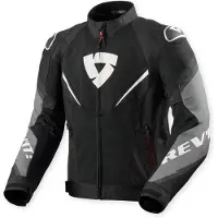 REV'IT! REV’IT! Quantum 3 Air Schwarz Weiß Motorrad Jacke Größe S