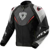 REV'IT! REV’IT! Quantum 3 Air Grau Rot Motorrad Jacke Größe 3XL