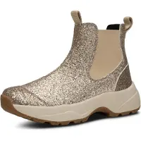 Woden Stiefel - Silje - Beige m. Gimmer - - 36 - Stiefel