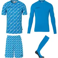 Uhlsport Progressive Torwart Trikot Set Herren - Cyan / Weiß