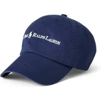 Ralph Lauren für Herren. 710958055005 Kappe aus marineblauem Baumwoll-Twill (OSFA), Lässig, Baumwolle