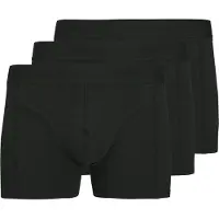 Jack & Jones Trunk "JACORDINARY TRUNKS 3 PACK NOOS", Herren, Gr. L, 3 Stk., schwarz (schwarz pack:schwarz, schwarz), Jersey, Obermaterial: 95% Baumwolle, 5% Elasthan, unifarben, Unterhosen Trunk