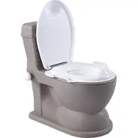 DOLU Toilettentrainer Grau Junge Mädchen Kinder Toiletten Sitz Lern Töpfchen