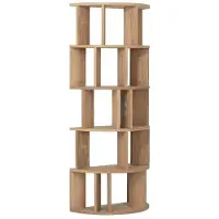 DTP Home Regal Forte aus Teakholz, skandinavisch, natur, 18 Fächer, hochwertiges Massivholz