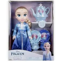 JAKKS Pacific Disney Die Eiskönigin – Völlig Unverfroren Teeservice Elsa Puppe 38 Cm
