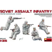 MiniArt Soviet Assault Infantry(Winter Camouflag Cloaks)