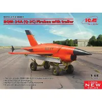 ICM BQM-34A (Q-2C) Firebee with trailer (1 airplane and trailer)