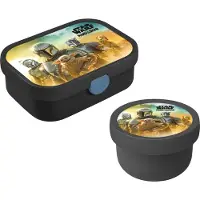 Mepal Lunchbox "Obst- und Bentobox Star Wars Campus 300 & 750 ml bunt", bunt, B:2cm H:2cm L:2cm, Kunststoff, Lebensmittelaufbewahrungsbehälter, Lunchbox