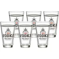 Ritzenhoff & Breker Longdrinkglas "Vodka Becher SPIRITS 330 ml 6er Set transparent"