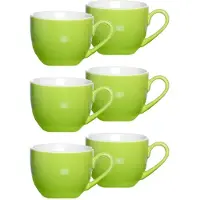 Ritzenhoff & Breker Espressotasse 80ml 6er Set Doppio grün