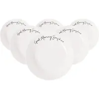 Villeroy & Boch Multipack Statement Schale flach Good morning Sunshine - 6 Stück