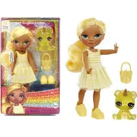 Mga Rainbow High Littles Dolls- Daisy (Yellow), Modepuppe, Weiblich, 4 Jahr(e), Junge/Mädchen, 13,9 mm, Mehrfarbig