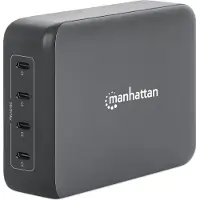 Manhattan 102667, 100 - 240 V, 50/60 Hz, 4 A, 140 W, Überstrom, Überspannung, Überhitzung, Kurzschluß, Schwarz