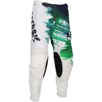 Acerbis K-Windy Vented Brush Weiß Grün Motocross Hose Größe 36