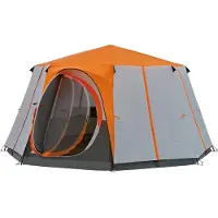 Coleman Cortes Octagon 8, Camping, Festrahmen, 8 Person(en), 15,7 m², 20,7 kg, Grau, Orange