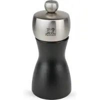 Peugeot Pfeffermühle FIDJI 12cm Schwarz Matt Buchenholz Stahlmahlwerk Gewürz