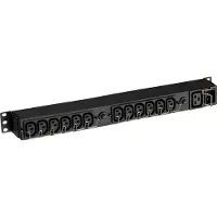 Eaton Corporation EFLX12I, Standard, 1U, Einphasig, Rackmount, Horizontal/Vertikal, Schwarz