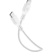 Cellularline Power Cable 200cm - USB-C to Lightning, 2 m, Lightning, USB C, Weiß, 65 g, 2000 mm