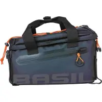 Basil Miles Tarpaulin, Hinten, Fahrradtasche, Plane, Orange, Schwarz, 7 l, 5 kg