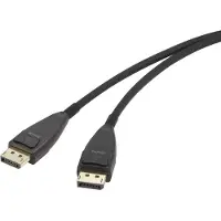 Renkforce DisplayPort Anschlusskabel DisplayPort Stecker, DisplayPort Stecker 20.00 m Schwarz RF-3770962 8K UHD, vergol