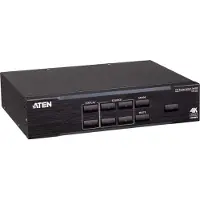 Aten 4 x 2 True 4K Präsentation Matrix Switch, Medien-Präsentationsmatrix-Schalter, 4096 x 2160 Pixel, 4096 x 2160, 3840 x 2160, Schwarz, Metall, Tasten