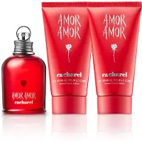 Cacharel Amor Amor Giftset Edt Spray 30ml/2x50ml Body Lotion 130 ml