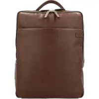 PICARD Leder Laptoprucksack Rucksack mit Laptopfach Relaxed Leather Backpack Whiskey dunkelbraun