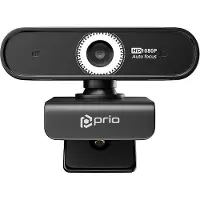 Prio Full HD 1080P Autofokus Webcam schwarz