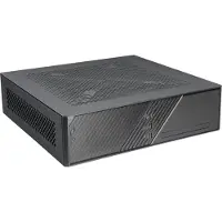 Silverstone MILO 12, Mini Tower, PC, Schwarz, Mini-ITX, Kunststoff, Stahl, 7,7 cm